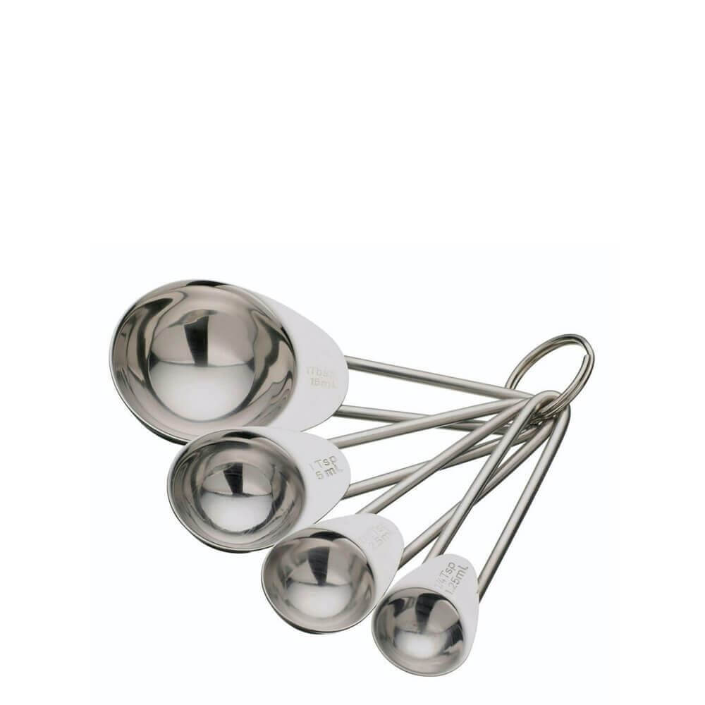 KitchenCraft Set of 4 Stainless Steel Measuring Spoons